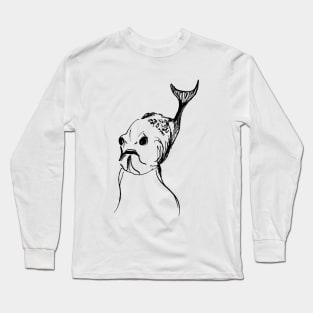 Fish doodle Long Sleeve T-Shirt